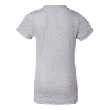 2616 LAT Girls' Fine Jersey Tee Heather