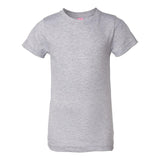 2616 LAT Girls' Fine Jersey Tee Heather