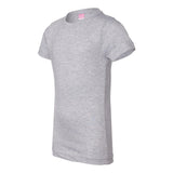 2616 LAT Girls' Fine Jersey Tee Heather