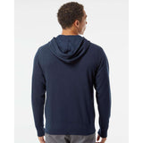 AFX90UNZ Independent Trading Co. Lightweight Full-Zip Hooded Sweatshirt Classic Navy