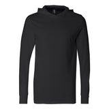 3512 BELLA + CANVAS Jersey Hooded Long Sleeve Tee Black