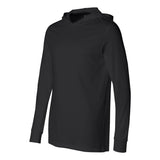 3512 BELLA + CANVAS Jersey Hooded Long Sleeve Tee Black