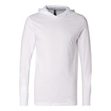 3512 BELLA + CANVAS Jersey Hooded Long Sleeve Tee White