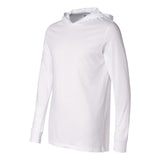 3512 BELLA + CANVAS Jersey Hooded Long Sleeve Tee White