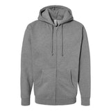 IND4000Z Independent Trading Co. Heavyweight Full-Zip Hooded Sweatshirt Gunmetal Heather