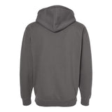 IND4000Z Independent Trading Co. Heavyweight Full-Zip Hooded Sweatshirt Solid Charcoal