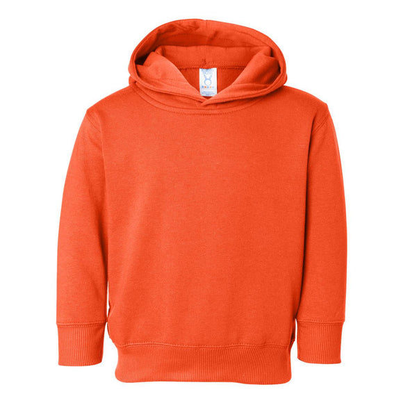 3326 Rabbit Skins Toddler Pullover Fleece Hoodie Orange