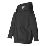 3346 Rabbit Skins Toddler Full-Zip Fleece Hoodie Black