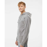 SS4500 Independent Trading Co. Midweight Hooded Sweatshirt Grey Heather