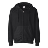 SS4500Z Independent Trading Co. Midweight Full-Zip Hooded Sweatshirt Black