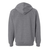 SS4500Z Independent Trading Co. Midweight Full-Zip Hooded Sweatshirt Gunmetal Heather