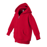 3446 Rabbit Skins Infant Full-Zip Fleece Hoodie Red