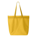 8802 Liberty Bags Recycled Zipper Tote Bright Yellow