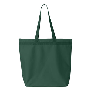 8802 Liberty Bags Recycled Zipper Tote Forest