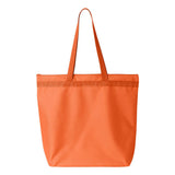 8802 Liberty Bags Recycled Zipper Tote Orange