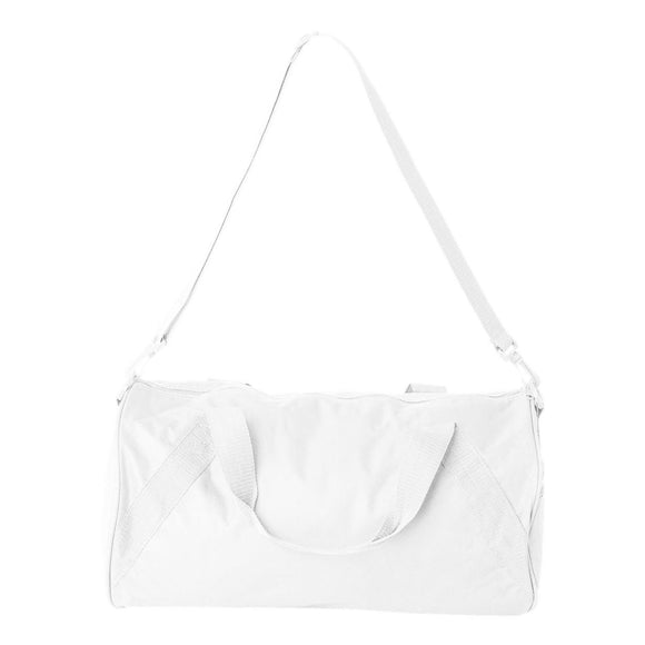 8805 Liberty Bags Recycled 18” Small Duffel Bag White