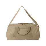 8806 Liberty Bags Recycled 23 1/2" Large Duffel Bag Light Tan