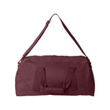 8806 Liberty Bags Recycled 23 1/2" Large Duffel Bag Maroon