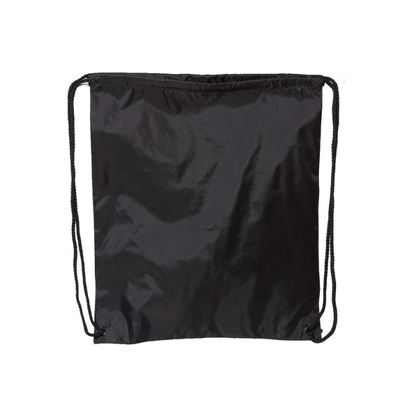 8882 Liberty Bags Large Drawstring Pack with DUROcord® Black