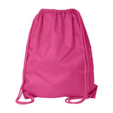 8882 Liberty Bags Large Drawstring Pack with DUROcord® Hot Pink