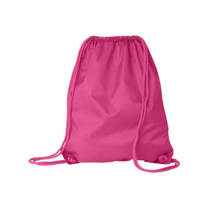 8882 Liberty Bags Large Drawstring Pack with DUROcord® Hot Pink