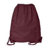 8882 Liberty Bags Large Drawstring Pack with DUROcord® Maroon