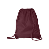 8882 Liberty Bags Large Drawstring Pack with DUROcord® Maroon