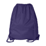 8882 Liberty Bags Large Drawstring Pack with DUROcord® Purple