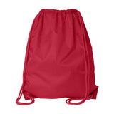 8882 Liberty Bags Large Drawstring Pack with DUROcord® Red