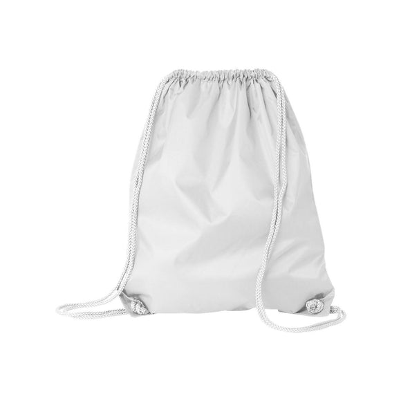 8882 Liberty Bags Large Drawstring Pack with DUROcord® White