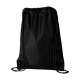 8886 Liberty Bags Value Drawstring Backpack Black