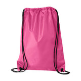 8886 Liberty Bags Value Drawstring Backpack Hot Pink