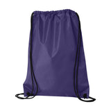 8886 Liberty Bags Value Drawstring Backpack Purple