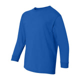 5400B Gildan Heavy Cotton™ Youth Long Sleeve T-Shirt Royal