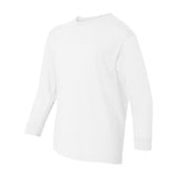 5400B Gildan Heavy Cotton™ Youth Long Sleeve T-Shirt White