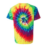 20BMS Dyenomite Youth Multi-Color Spiral Tie-Dyed T-Shirt Classic Rainbow Spiral