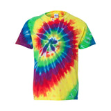 20BMS Dyenomite Youth Multi-Color Spiral Tie-Dyed T-Shirt Classic Rainbow Spiral