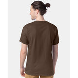 5280 Hanes Essential-T T-Shirt Dark Chocolate