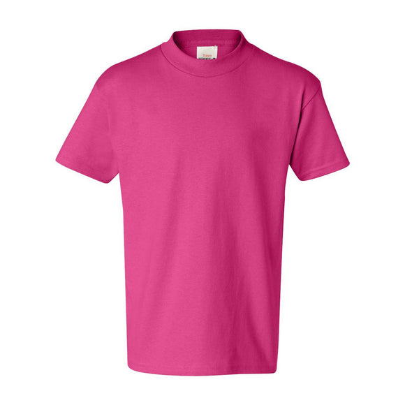 5450 Hanes Authentic Youth T-Shirt Wow Pink