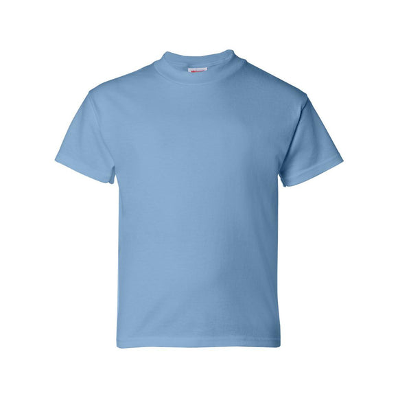 5480 Hanes Essential-T Youth T-Shirt Light Blue