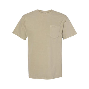 6030 Comfort Colors Garment-Dyed Heavyweight Pocket T-Shirt Khaki