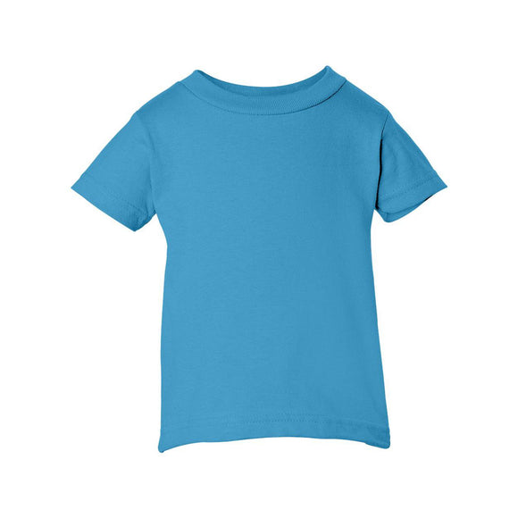 3401 Rabbit Skins Infant Cotton Jersey Tee Turquoise