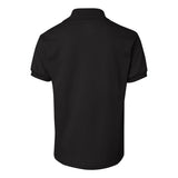 054Y Hanes Youth Ecosmart® Jersey Polo Black