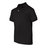 054Y Hanes Youth Ecosmart® Jersey Polo Black