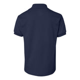 054Y Hanes Youth Ecosmart® Jersey Polo Navy