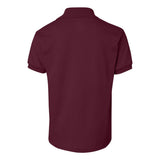 054Y Hanes Youth Ecosmart® Jersey Polo Maroon