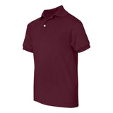 054Y Hanes Youth Ecosmart® Jersey Polo Maroon