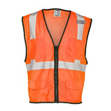 1191-1192 Kishigo Economy Mesh 6-Pocket Vest Orange