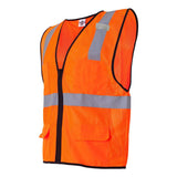 1191-1192 Kishigo Economy Mesh 6-Pocket Vest Orange