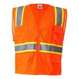 1195-1196 Kishigo Ultra-Cool Multi Pocket Vest Orange